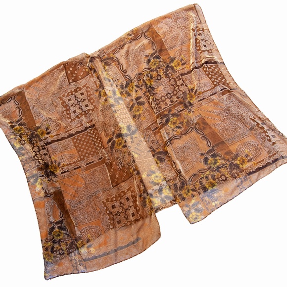 Free People Velvet Sheer Drape Cardigan/Shawl - Picture 6 of 15